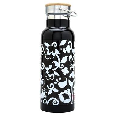 White Dot Stainless Steel Water Bottle