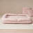 Convertible Fold-Out Double Sofa Bed, Pink-613044236