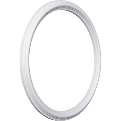 Médaillon de plafond Endurathane Rajesh, P 12 3/4 po x P 5/8 po, apprêté en usine