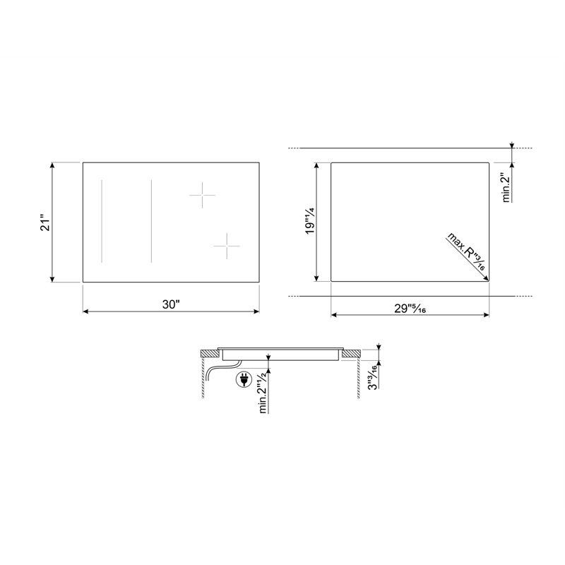30" Induction Cooktop