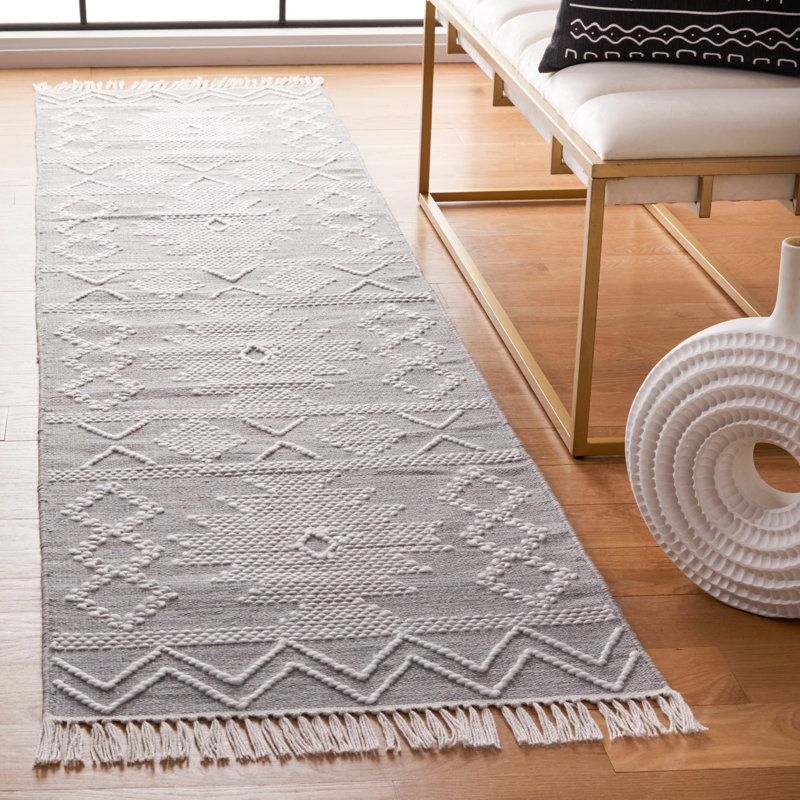 Kilim Flat Weave Performance Geometric Rug, Runner 2'3" x 9'