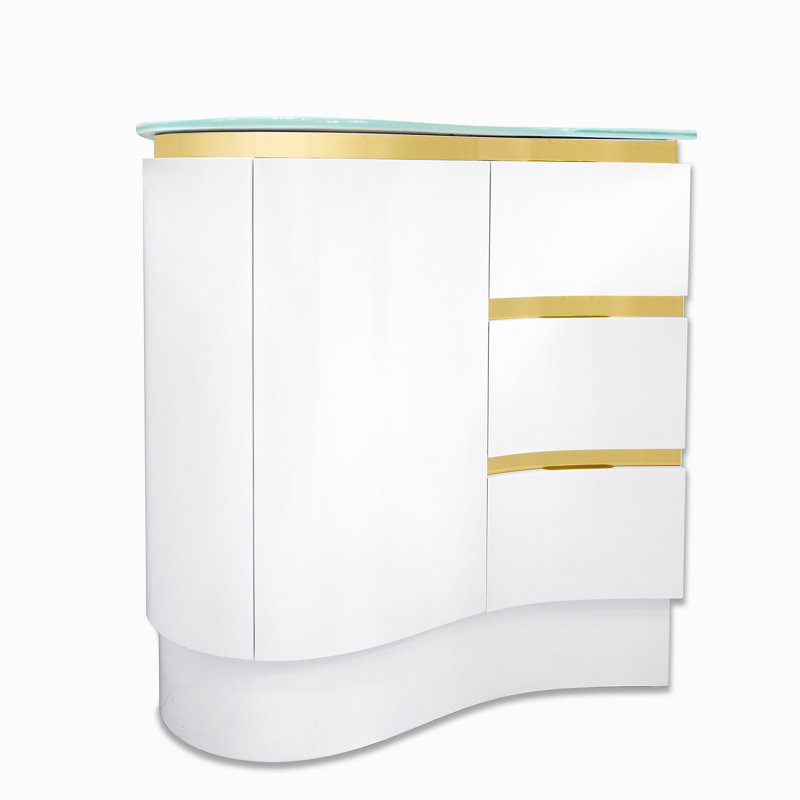 Meuble-lavabo simple 32 po avec plateau Shante