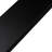24" x 4" Matte Porcelain Bullnose Tile Trim in Absolute Black