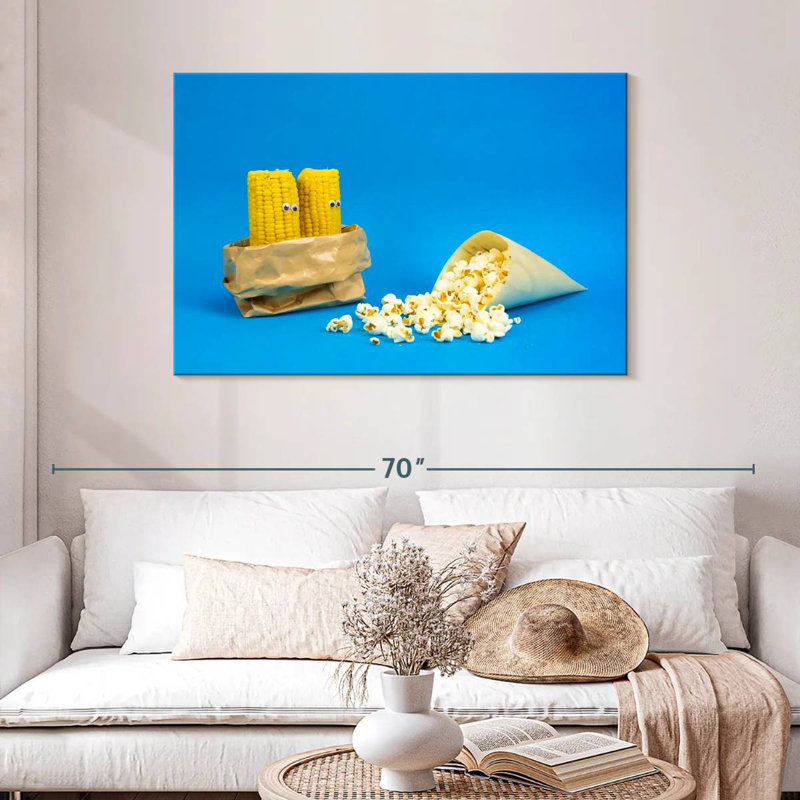 Corncobs And Popcorn