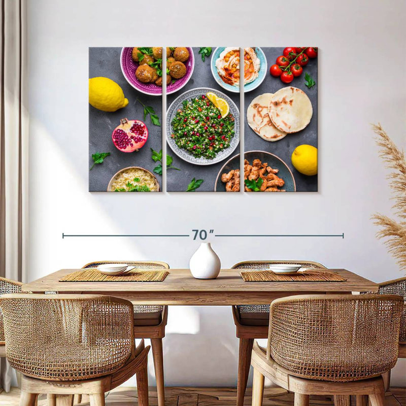 Yarlin Middle Eastern Feast, 36" H x 57" W