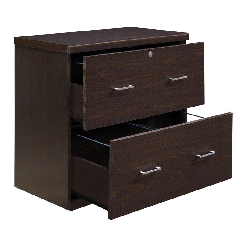 30'' Wide 2 -Drawer File Cabinet, Espresso