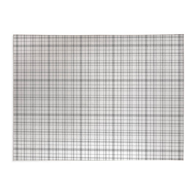 Tapis de bureau léger à carreaux Liz