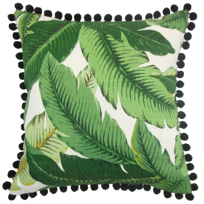 Cotton Reversible Throw Pillow