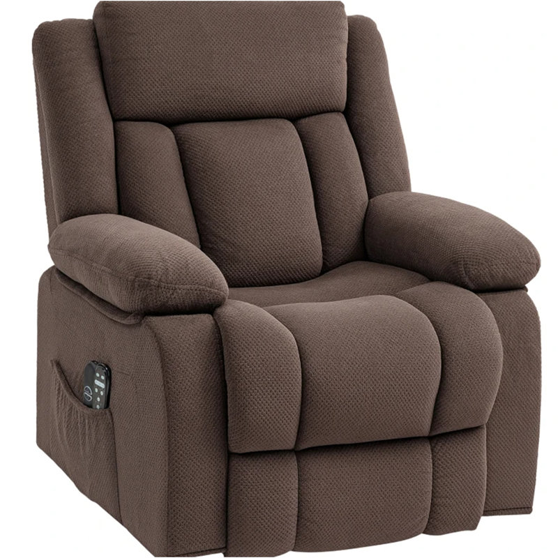 Fauteuil de massage pour personnes âgées, brun, Brun antique