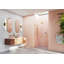 Umbra 44 in. x 78 in. Fully Frameless Wall Hinge Towel Bar Shower Door-157853316