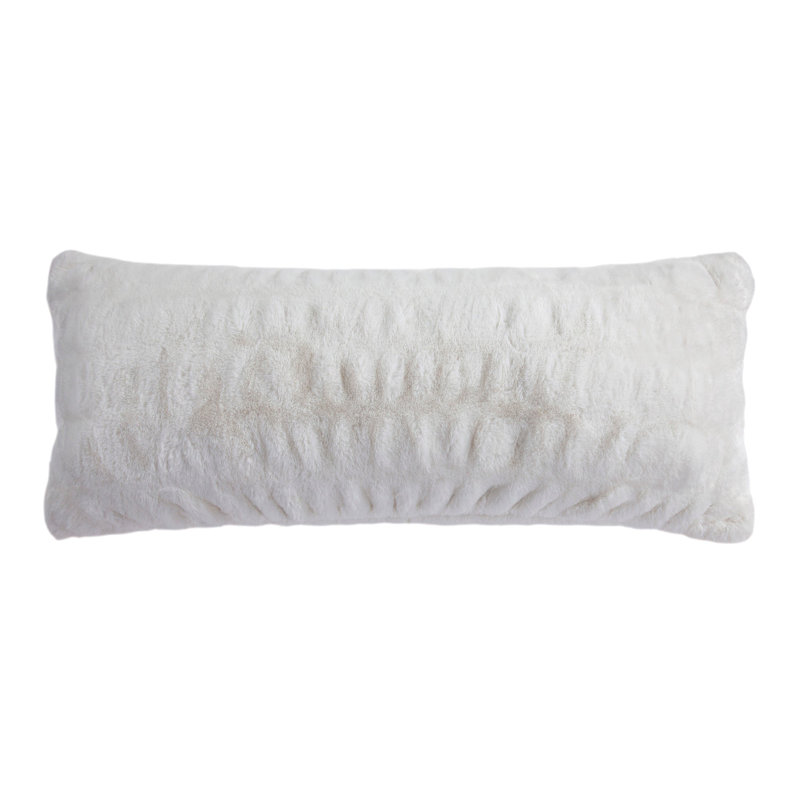 Coussin  Ruched, Blanc