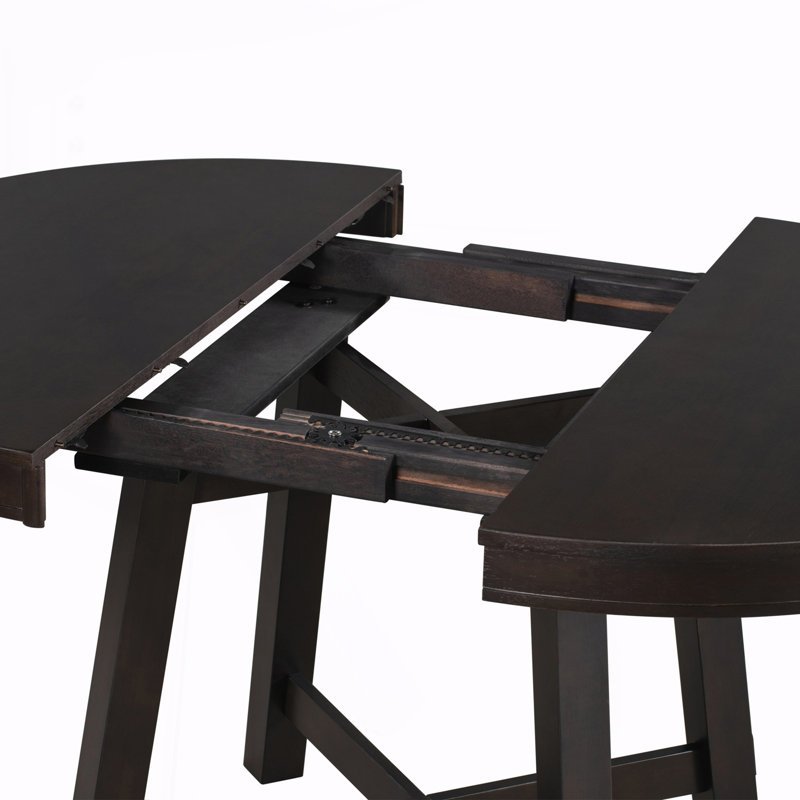 Table de salle à manger extensible Farmhouse, Espresso
