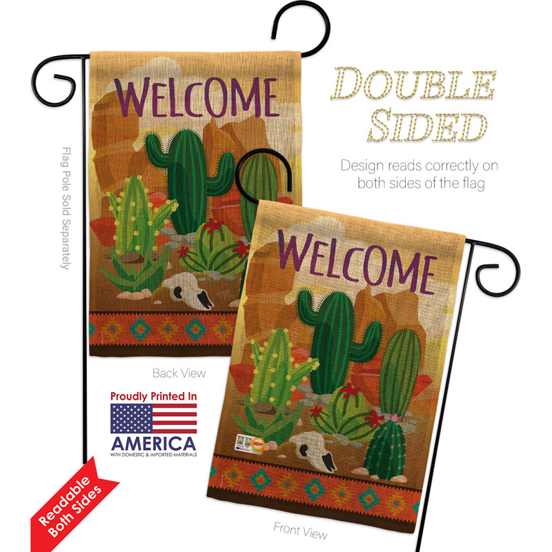 Forney Double Sided 18.5'' H x 13'' W Burlap Garden Flag