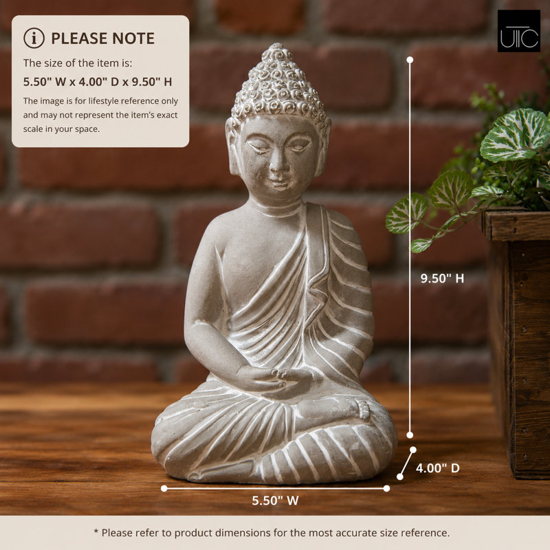 Figurine Bouddha méditant