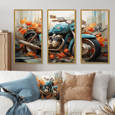 Ensemble de décoration murale géométrique Essence I - Moto
