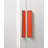 Orange Leather - Wrapped Rectangular Cabinet Pulls-113961142