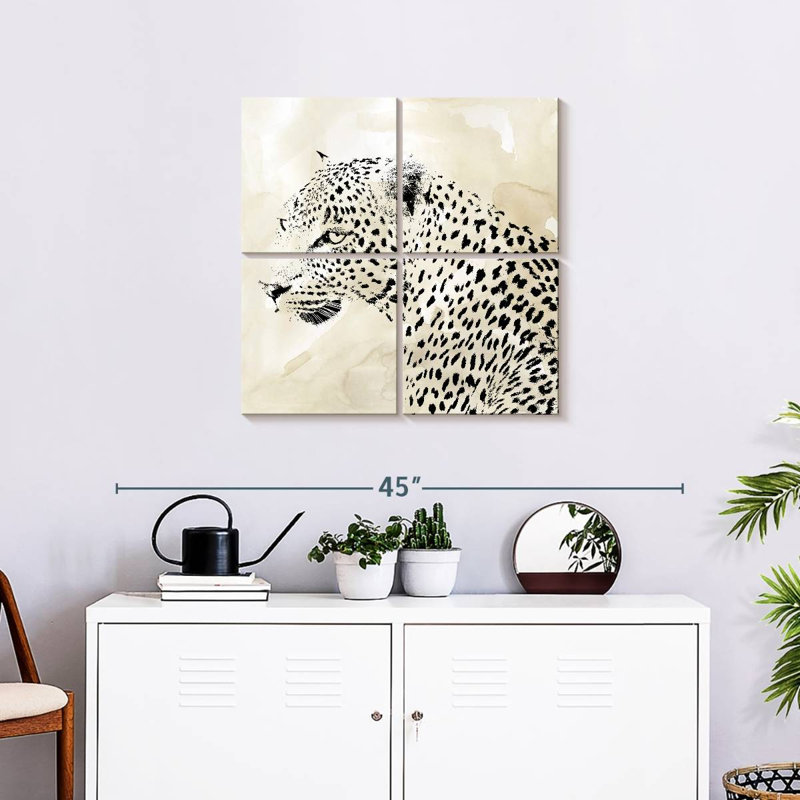 Brampt Leopard Spots III, 26" H x 26" W
