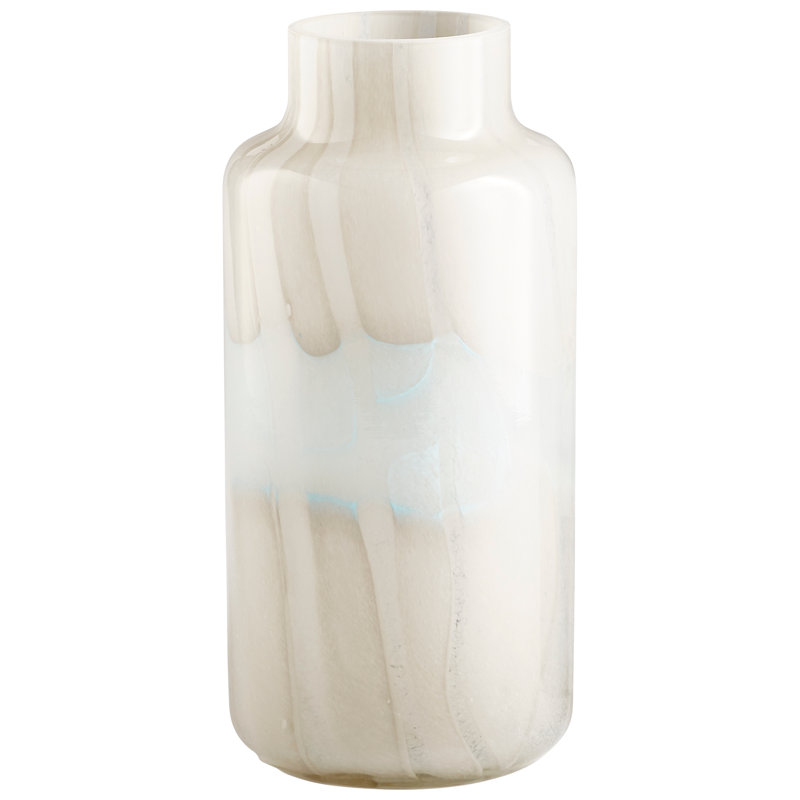 Glass Table Vase, 13" H x 6.25" W x 6.25" D