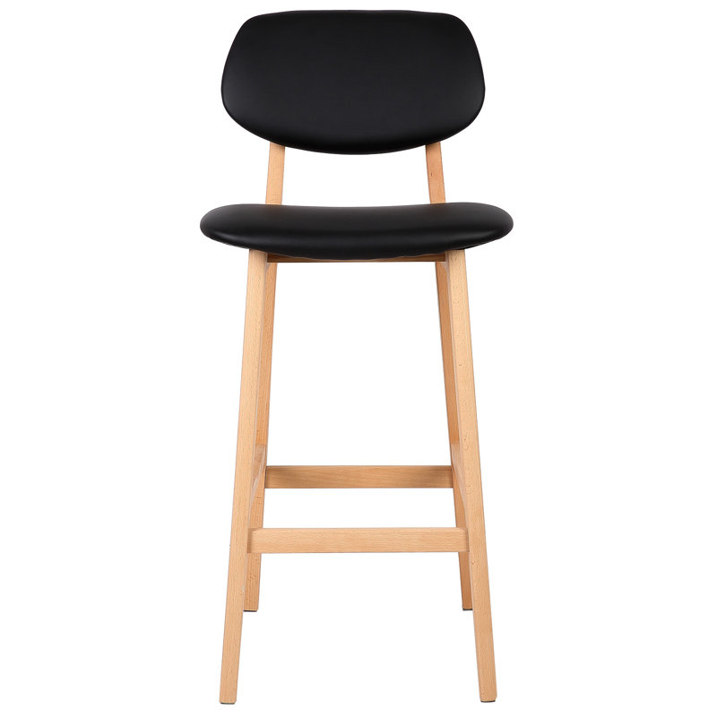 Galilee 65cm Bar Stool, Black