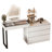 Ledah Vanity Desk with Mirror and Lights