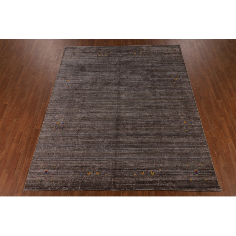Brown Gabbeh Oriental Area Rug 8