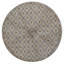 Hand-Knotted High-Quality Gold Round Area Rug