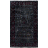 Tapis noir en laine 3 pi 1 po x 5 pi 3 po Huckaby