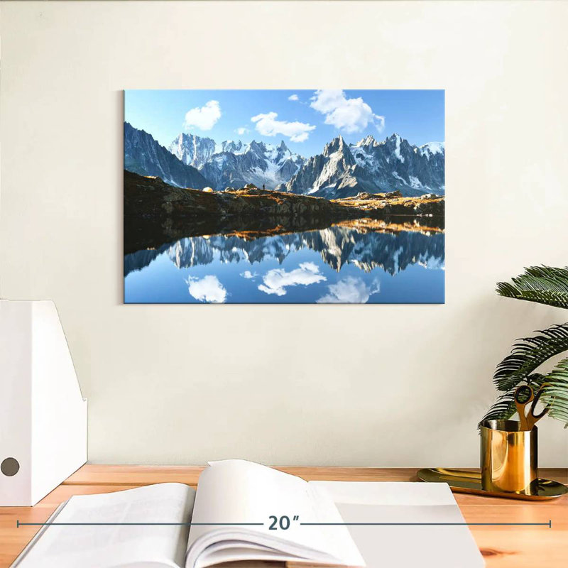 Alvord, Mont Blanc, lac du Massif, H 8 po x l 12 po