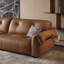 Coussin de canapé modulaire en cuir véritable Coffee-140817794-140817795