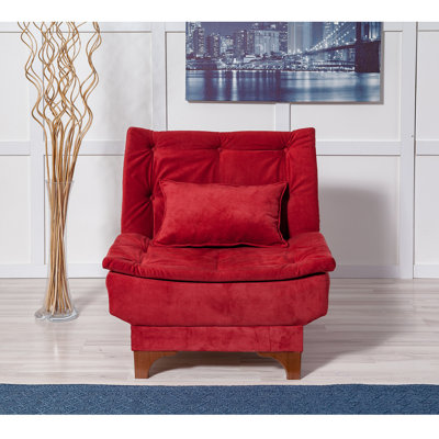 Fauteuil convertible capitonné l 29,53 po Crosland