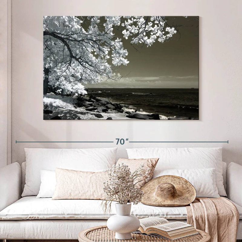 Arbre noir et blanc Harnek, H 34 po x l 51 po