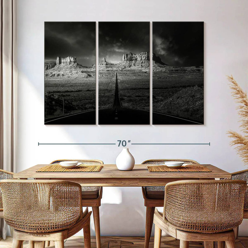 Mehar Monument Valley Monochrome, 42" H x 65" W