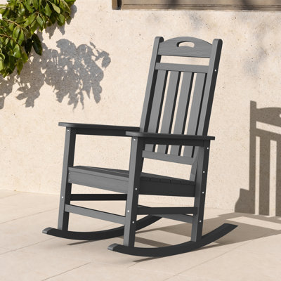 Chaise berçante surdimensionnée d'extérieur en PEHD