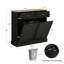 Poubelle en bois manufacturé 10 gallons Alsfeld-98364403-90284106