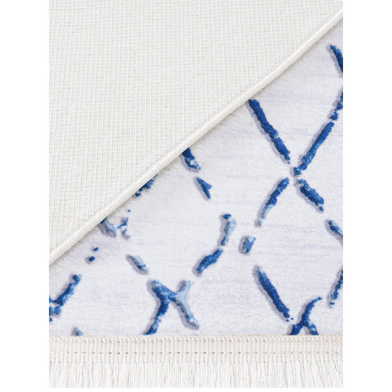 Sakil Rectangle Geometric Indoor / Outdoor Area Rug, Rectangle 80 x 150cm