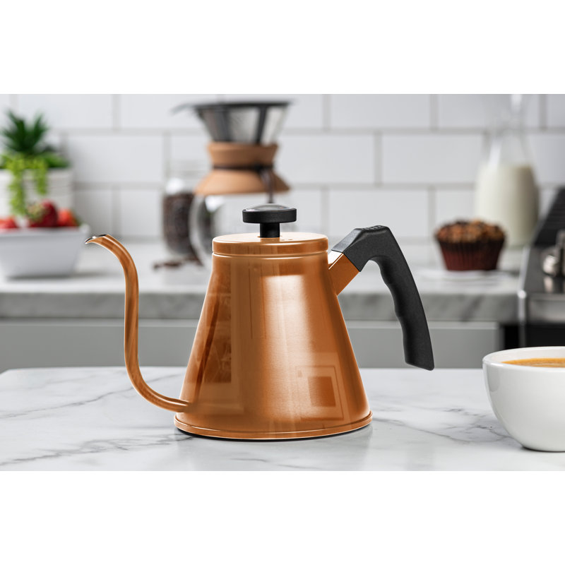 Ensemble de plats de cuisson antiadhésifs en acier inoxydable 2 pièces Kook, Cuivre