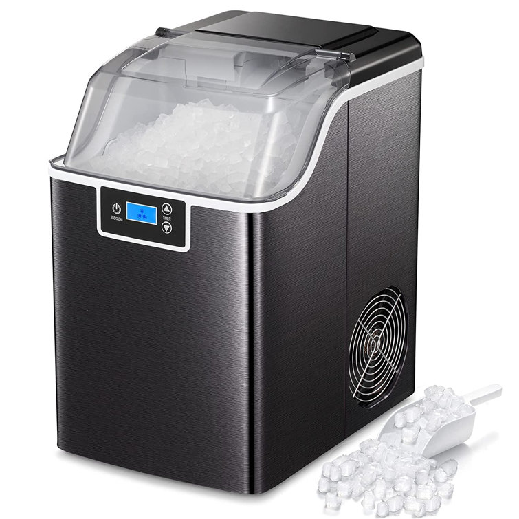 Ice Maker White Portable Small Multifunction Self Cleaning Nugget
