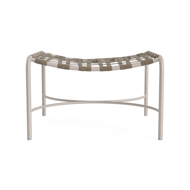 Kantan Outdoor Ottoman, Gray/Dove