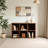 Farmhouse 6-Cube Bookcase Storage Organizer with Anti-Tip Kit for Home Office and Living Room
