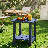 Classic Solid Wood Patio Side Table-1024188081