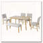 Ensemble de table de salle à manger 6 pièces