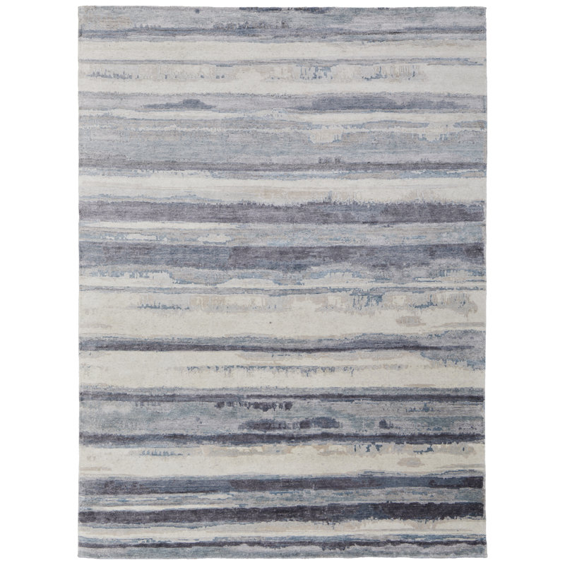Tapis bleu Kessler, Rectangle 9 pi 6 po x 13 pi 6 po