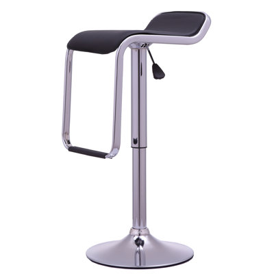 Steadham Swivel Upholstered Adjustable Height Bar Stool