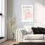 Blush Peony Line Art Abstract Delicate Elegant Peony Flower Wall Art Print 1 Piece Wrapped Canvas Wall Art-1781982599