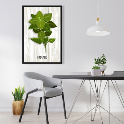 "Origan sur bois" sur toile