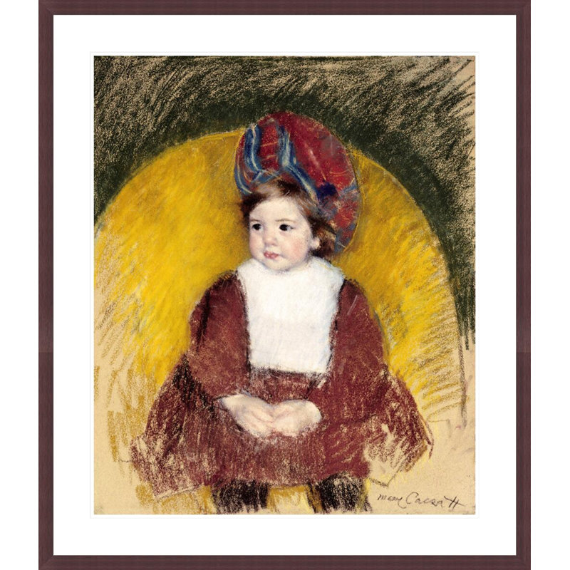 Margot In a Costume by Mary Cassatt -Framed Giclee Print, H 38,8 po x l 33,5 po