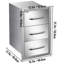 15.7'' Stainless Steel Drop-In Drawers