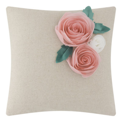 Appliqued Pillow Cover