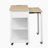 47 Inch Kitchen Island With Extendable Dining Table, Rubber Wood Veneer Kitchen Table With Internal Storage Rack, Power Outlet, Kitchen Island With Storage 2 Drawers 2 Cabinet,White-352576840