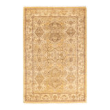 Classic One-of-a-Kind 4' 1" X 6' 2" Hand Knotted Area Rug